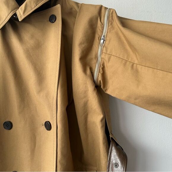 LVIR Cotton Convertible Trench Coat made in Korea - Picture 12 of 16